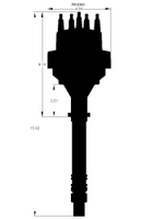 Fordeler chevrolet v8 med intern modul pro-billet