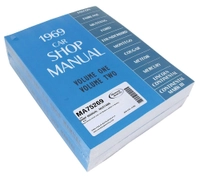 Shop manual 1969 ford/lincoln/mercury personbil alle modeller