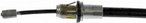 Brake cable rr lh chev. g-10/20 '83-'95