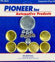 Expansion plug set ford sb/windsor brass