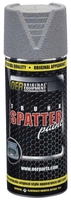 Spatter paint, gray and white