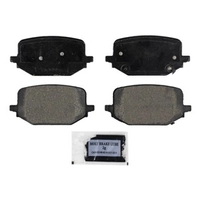 Brake pads rear, for red paint caliper