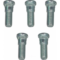 Hjulbolt 1/2" .625" knurl, 1-5/8" lang