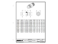 Overgang, hann, blå, an12 til 3/4'' npt