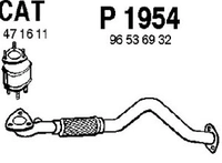 Pipe, exhaust front