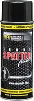 Spatter paint, clear topcoat