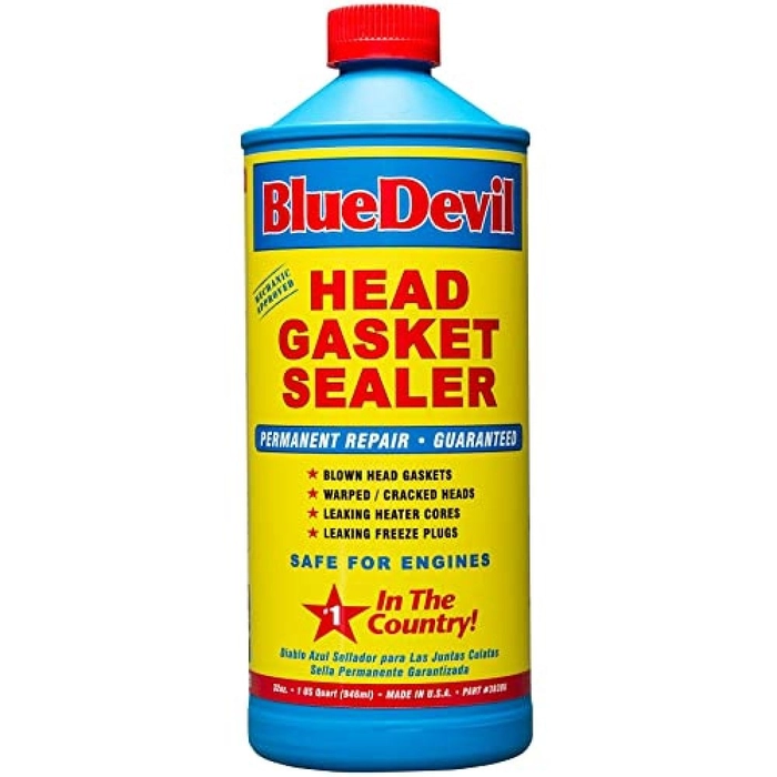 Head gasket sealer blue devil