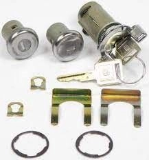 Ignition & door lock set
