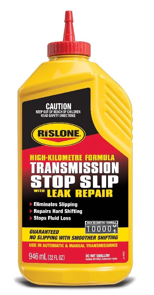 Transmission stop slip with leak repair