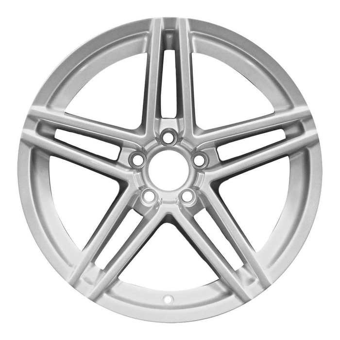 Wheel, corvette rear '06-'08 19x12'' silver