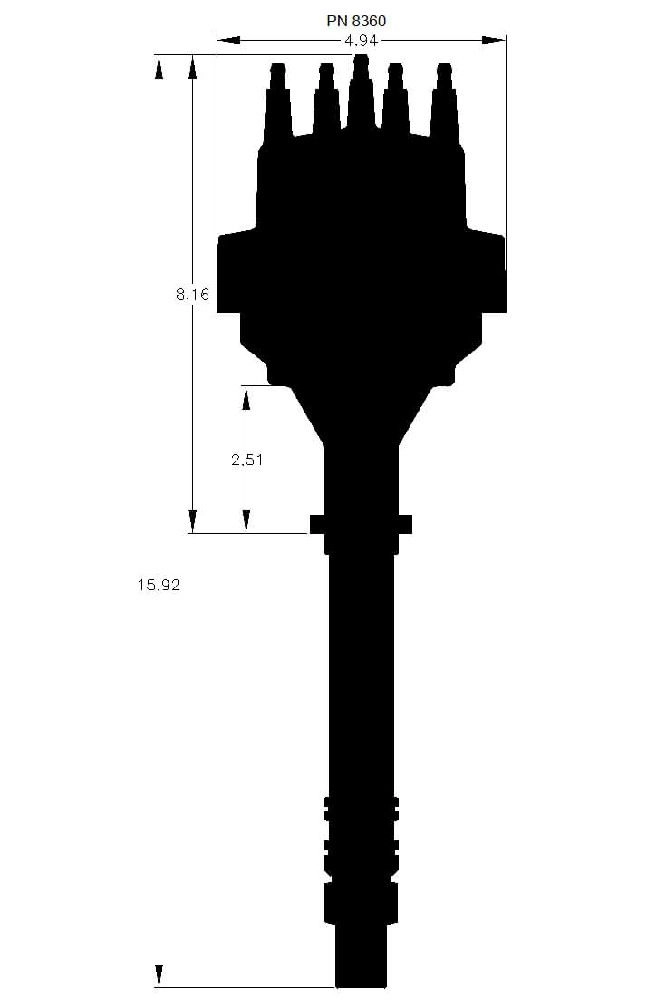 Fordeler chevrolet v8 med intern modul pro-billet