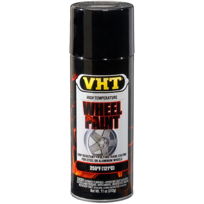 Wheel paint gloss black