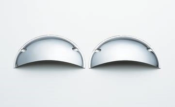 Lyktedeksel chrome til 5-3/4'' lamper