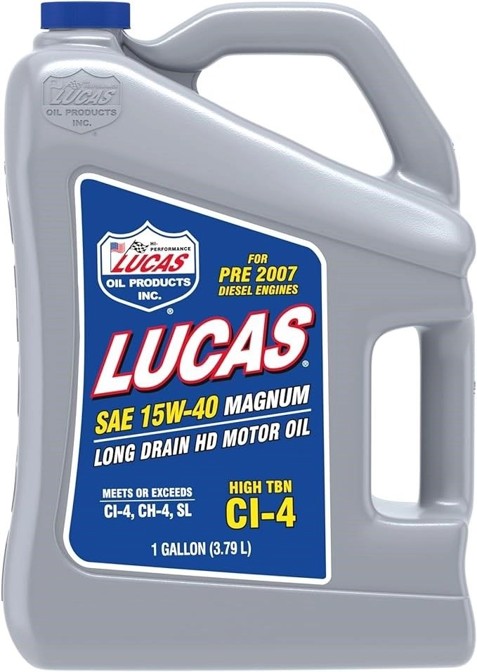 Lucas mineral motor olje 15w-40 ci-4  bra for diesel 4qt