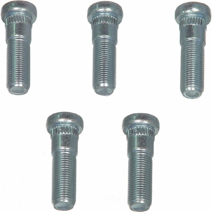 Hjulbolt 1/2" .568" knurl, 1-11/16" lang