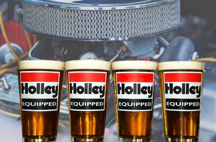 Glass med holley logo - 4 pakk
