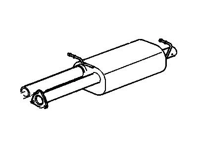 Muffler '96-00 gm van