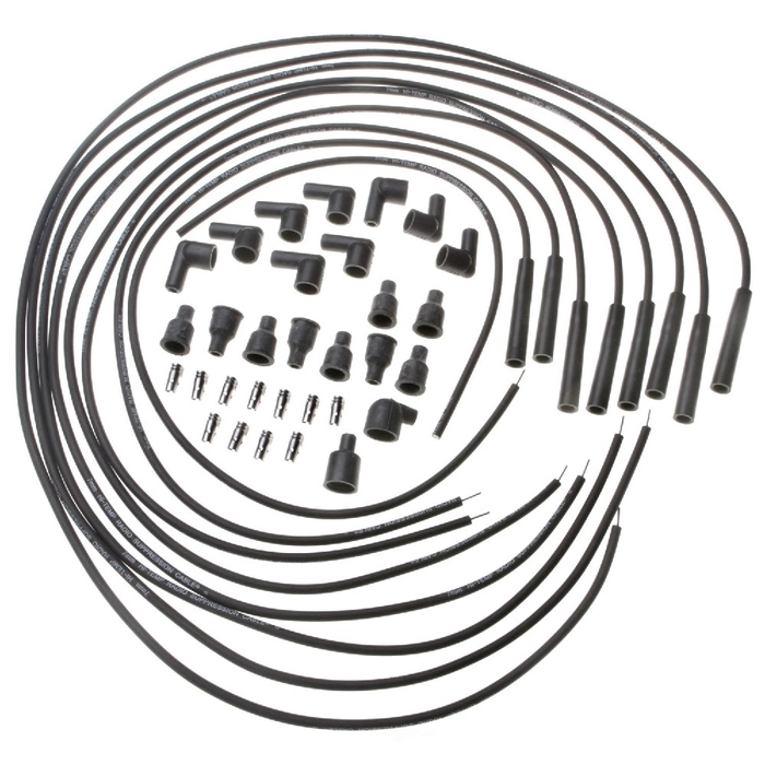 Tennpluggledningsett universal 7mm flexi hetter for v8