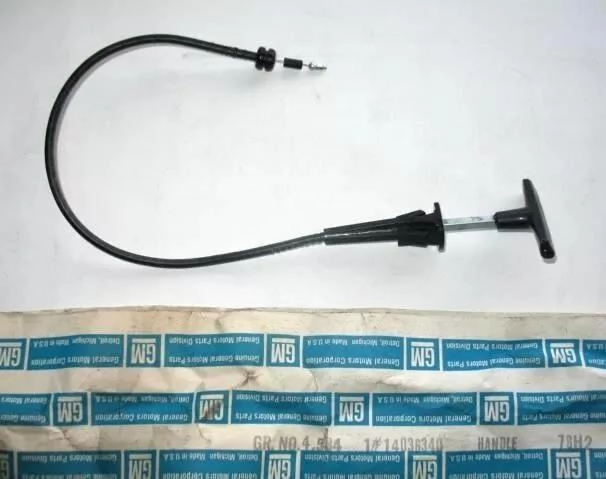 Parking brake release handle & cable