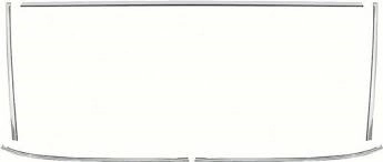 Windshield molding kit, 65-67 chev fs