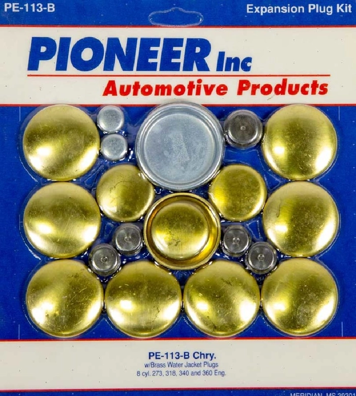 Expansionplug set mopar sb brass