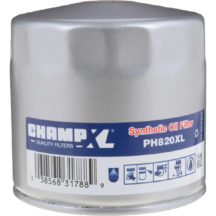 Oil filter for synthetic oil