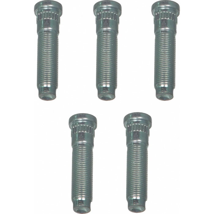Hjulbolt 9/16" .623" knurl, 2-7/16" lang