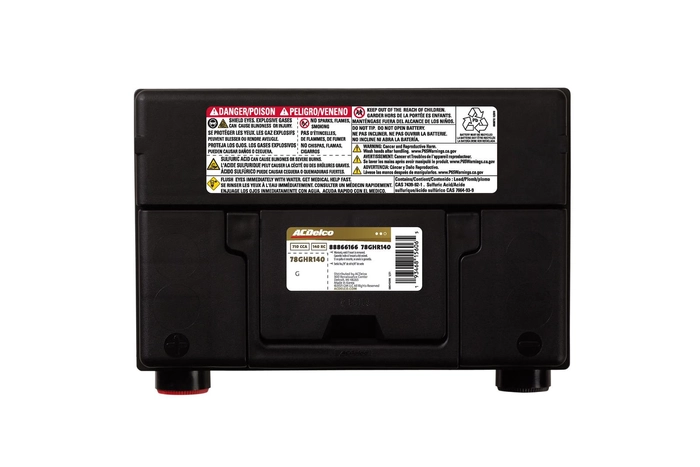 Batteri side pol div. gm '70-19