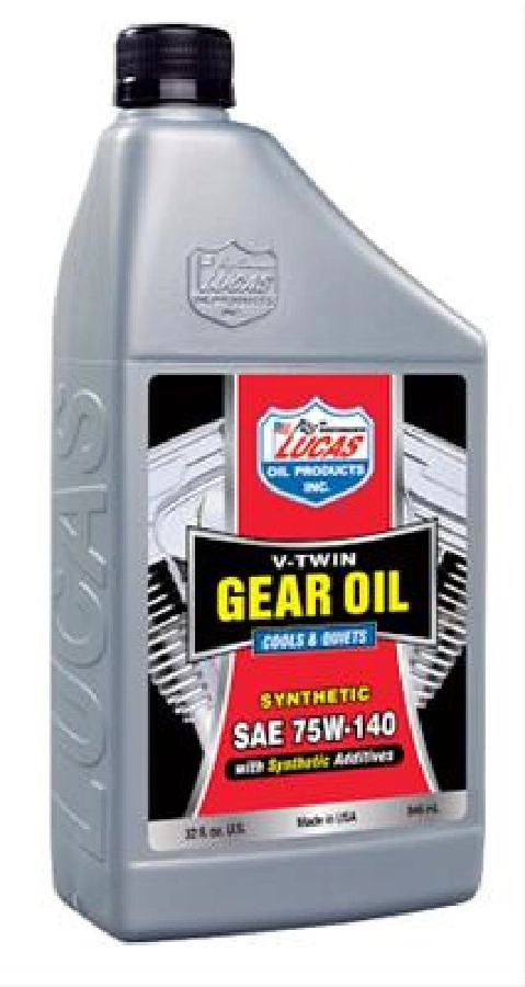 Lucas v-twin gear oil 75w-140