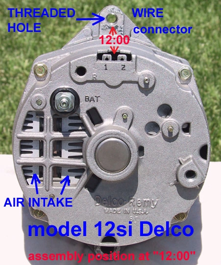 Dynamo powermaster 150 amp, 1 wire gm type 12si natural finish