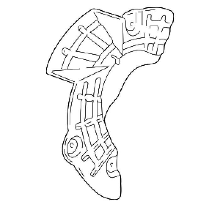 Splash shield, rh