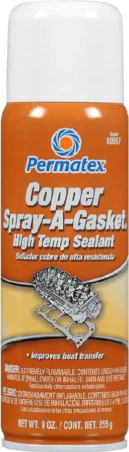 Copper gasket spray, permatex
