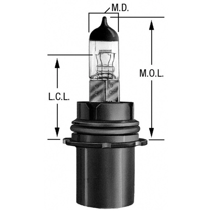 Bulb, lazer blue