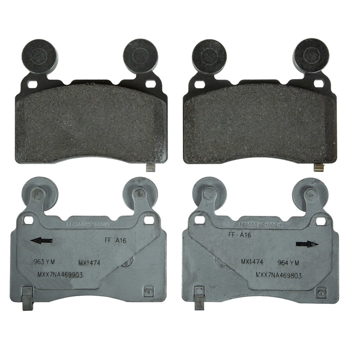Brake pads front gm 10-21 + tesla s 12-18