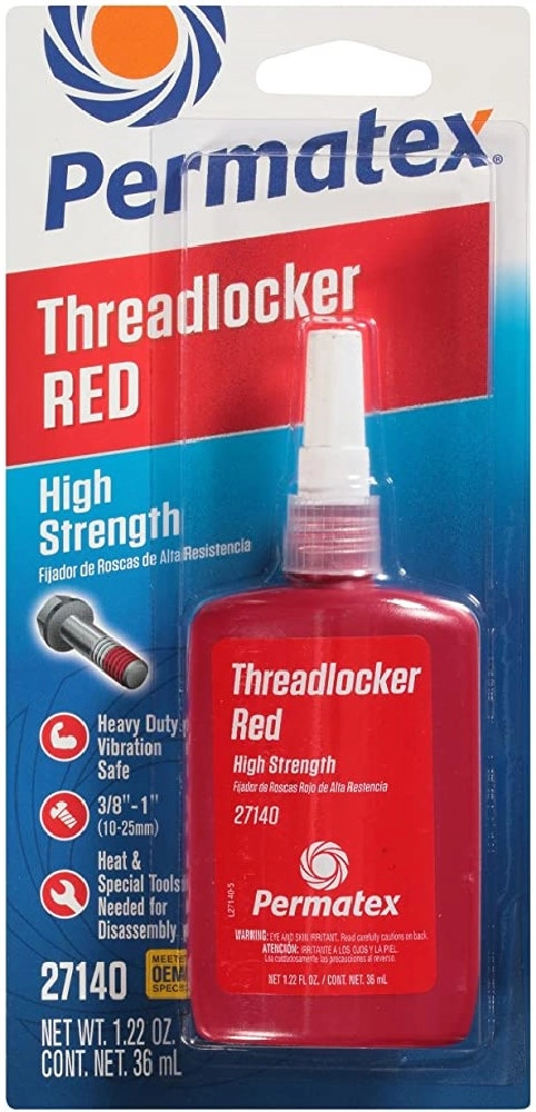 Threadlock, red 36ml