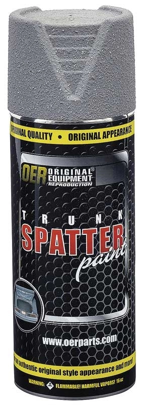 Spatter paint, gray and white