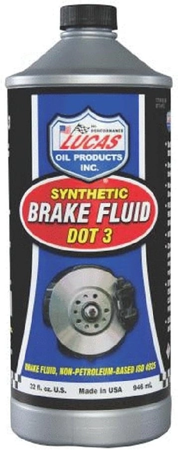 Lucas synthetic brake fluid dot 3 (1qt)