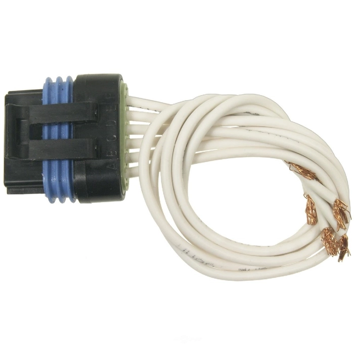 Connector with lead 6-way