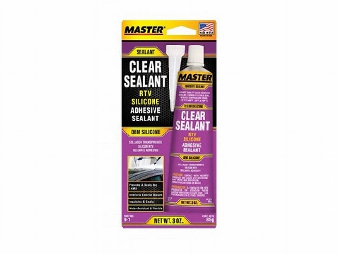 Silicone adhesive sealant, clear