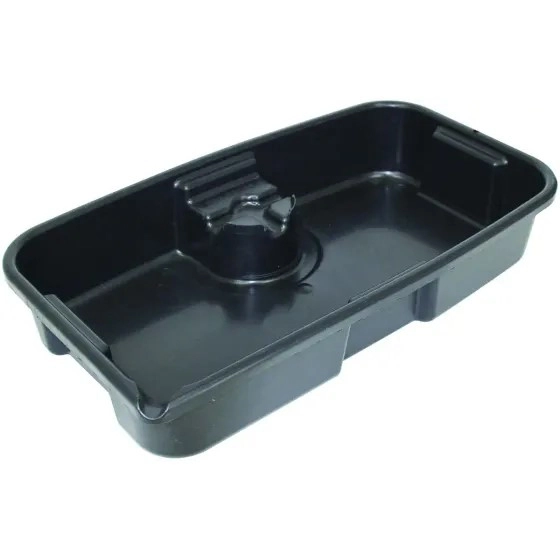Oil drain pan, hoppy