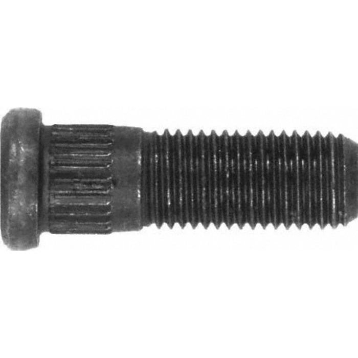Hjulbolt 7/16" .472" knurl, 1-1/2" lang